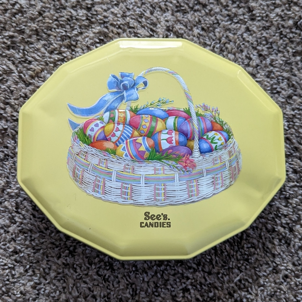 See's Candies Easter Tin